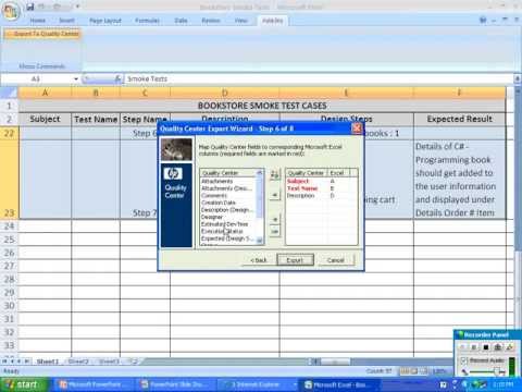 how to export test cases from qc to excel