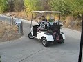 Russians Crashing Golf Cart pt 1