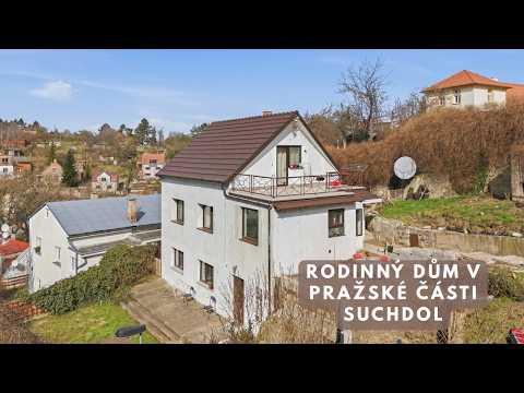 Video Rodinný dům v klidné pražské části Suchdol