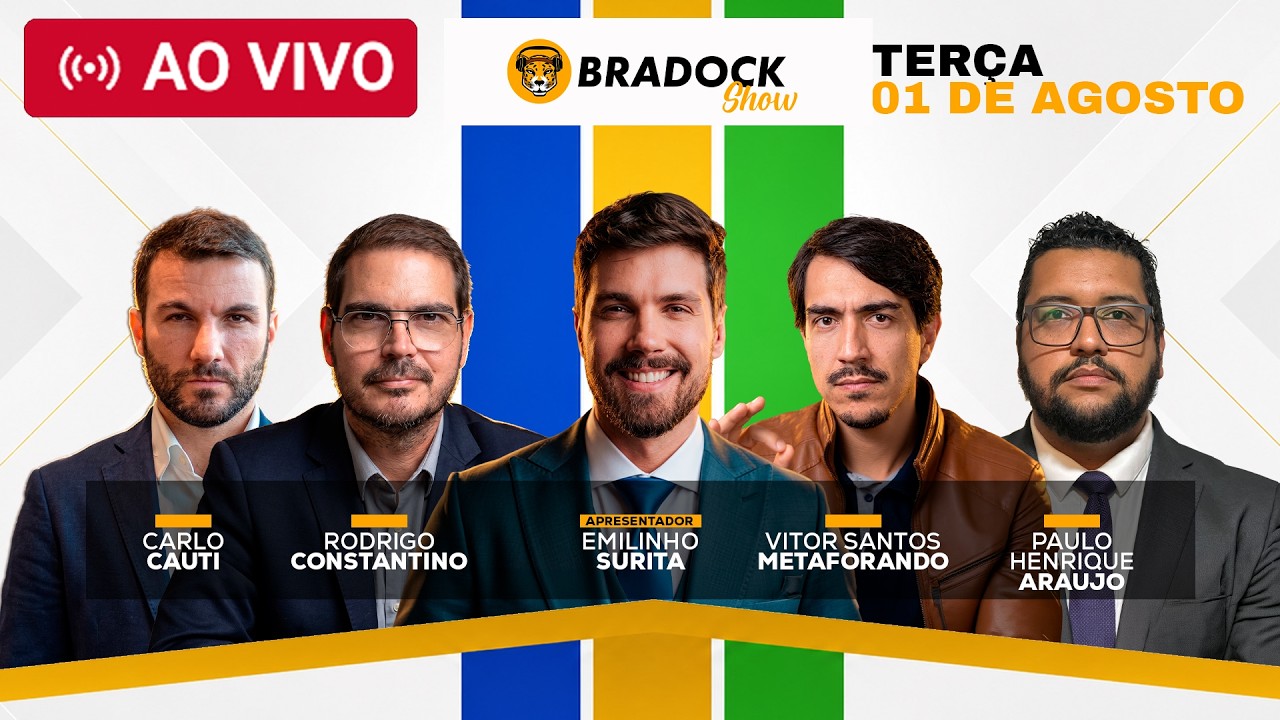 🔴 VORCARO E MORAES: O QUE HÁ NAS MENSAGENS?  +  HADDAD SOB ANÁLISE| Bradock Show 01/09/2026