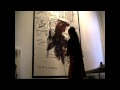 Wejdan Derky Painting performance at Galleri Granen
