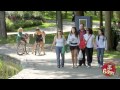 Cyclist Loses Kid Gag