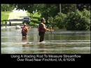 Measuring Streamflow with Wading Rod Near Finchford