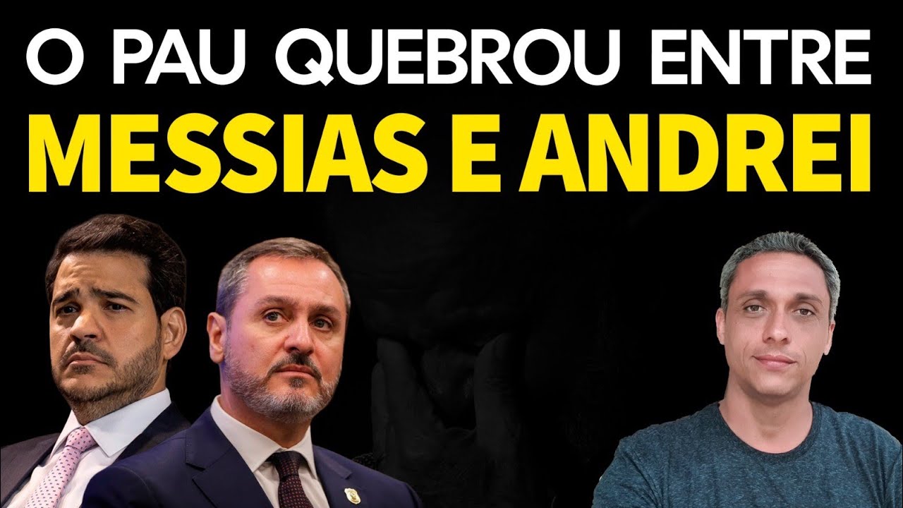 O PAU QUEBROU entre Messias e Andrei Rodrigues. "Você está me espionando?"