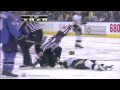 Matt Cooke vs Evander Kane Apr 10, 2010