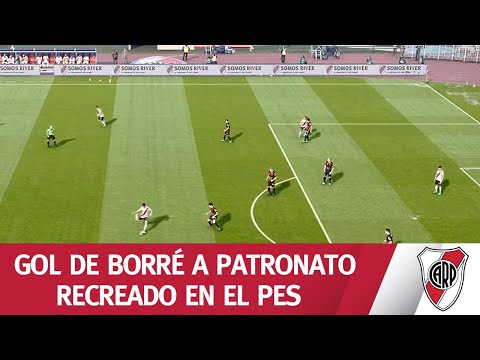 ¡Habilitación, centro y remate! Primer gol de River vs. Patronato recreado en el PES