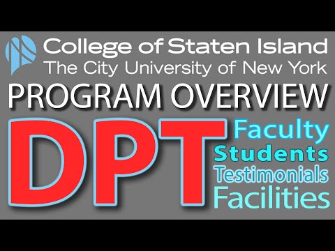 College of Staten Island Doctor of Physical Therapy Video
