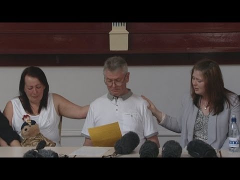 Murdered - The tearful family of Drummer Lee Rigby, who was killed in a terrorist attack in Woolwich, pay tribute to their