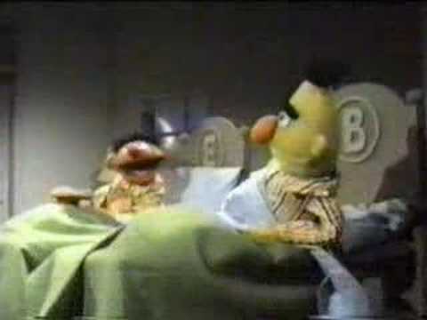 Bert and Ernie Cookies in Bed