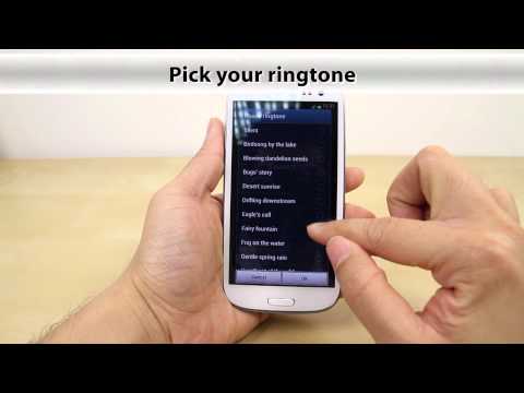 how to set the ringtone in samsung galaxy s