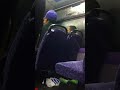 Black boy fighting with mother