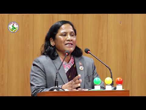 At the beginning of the first meeting of the first session of the second term, Ms. Kalyani Khadka was giving a statement on behalf of the party.