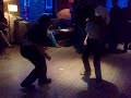 the last night of smoking in english drinking establishment made some people do some crazy stuff, this bloke chose to dance his way into the non-smoking days.