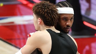 Carmelo Anthony Responds To LaMelo Ball Copying His '3 To The Dome' Move, Using Melo As Nickname by Obsev Sports