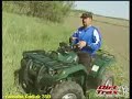 dirt trax television test ride   yamaha kodiak 350