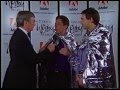 Larry Page and Sergey Brin accept a Webby