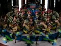 a new addition to the animation pavilion inside disney's california adventure, the toy story (ii) zoetrope illustrates how animation works, but on a grand scale. this features a series of spinning discs, each with a different 3-d animation (parachuting army men, jessie spinning a rope, buzz walking on a ball, woody riding bullseye, wheezy and and lgm jumping on a see-saw, and an lgm waving.

be aware that the animation effect occurs because the spinning of the wheels is timed with a strobe light.