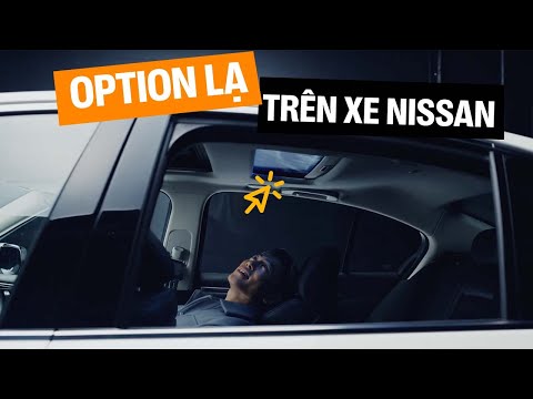 28 'option' lạ trên xe Nissan, sống cả ngày bên xe cũng được vì có sẵn bàn ăn đến rạp chiếu phim