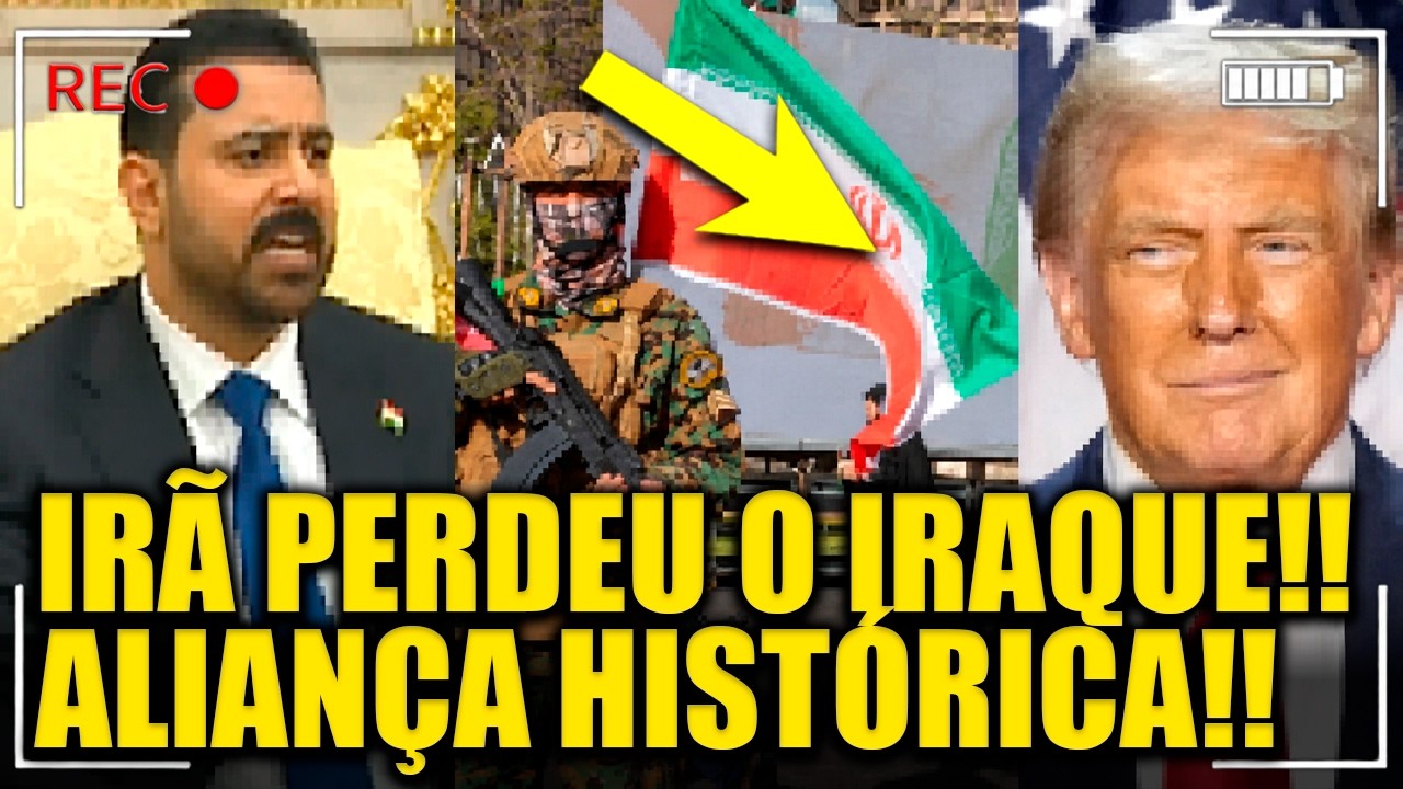 ÚLTIMAS: Iraque ROMPE EIXO após APOIOR PESSOALMENTE Trump!!!
