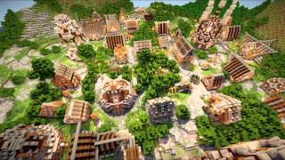 Minecraft Timelapse - Populated Place