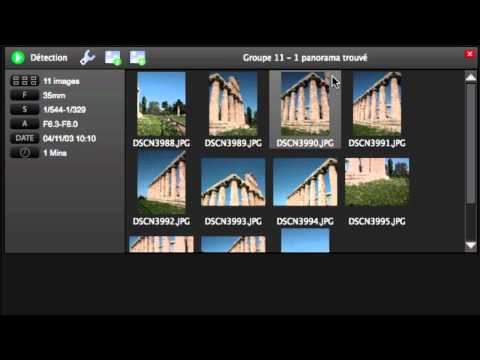 Autopano : Présentation de l'interface