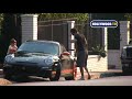 Patrick Dempsey washes his car with his daughter Patrick Dempsey washes his car with his daughter