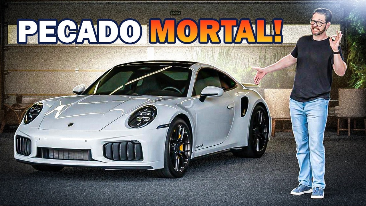 O 911 TURBO S É PERTURBADOR DE TÃO RÁPIDO E É HÍBRIDO!😱
