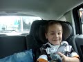 5 year old singing take a bow