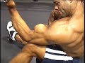 Bodybuilder Joshua Fred biceps and delts