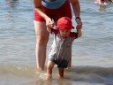 Hayden enjoying water at Forfar Lake