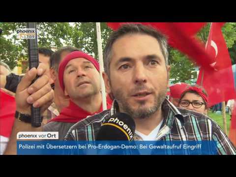 Deutschland: Kln - Erdogan-Demonstration in Kln: Boris Barschow zum Verlauf am 31.07.2016