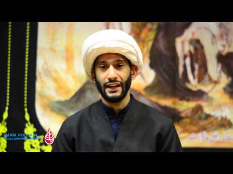 Sheikh Jaffer Ladak on the importance of Blood Donation