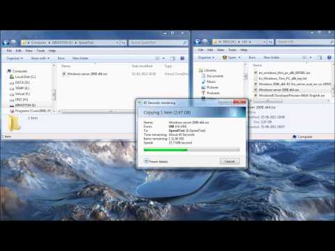 how to test speed of usb