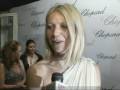 gwyneth paltrow dazzled like a roman goddess as she made her first red carpet appearance in cannes.