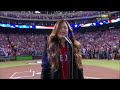 All rights go to Demi Lovato, Hollywood Records and MLB! ***Demi Lovato Singing the National Anthem at the World Series*