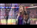 Demi Lovato World Series National Anthem | Rangers Game 5 HD