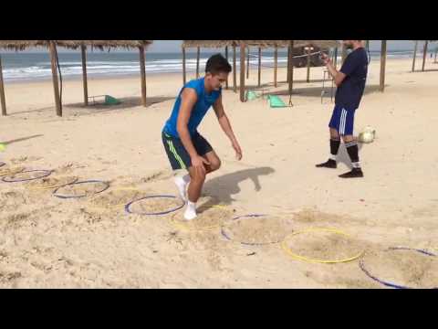 יציבה דינאמית בחול