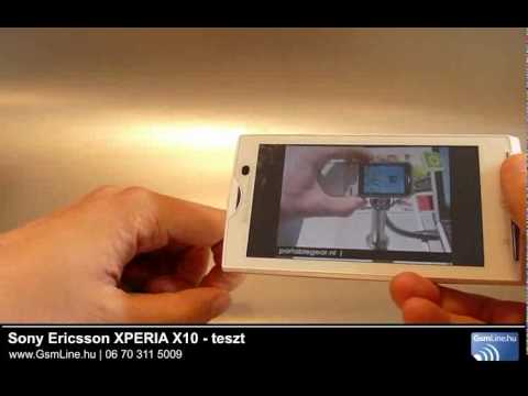 Sony Ericsson XPERIA X10 teszt vide�
