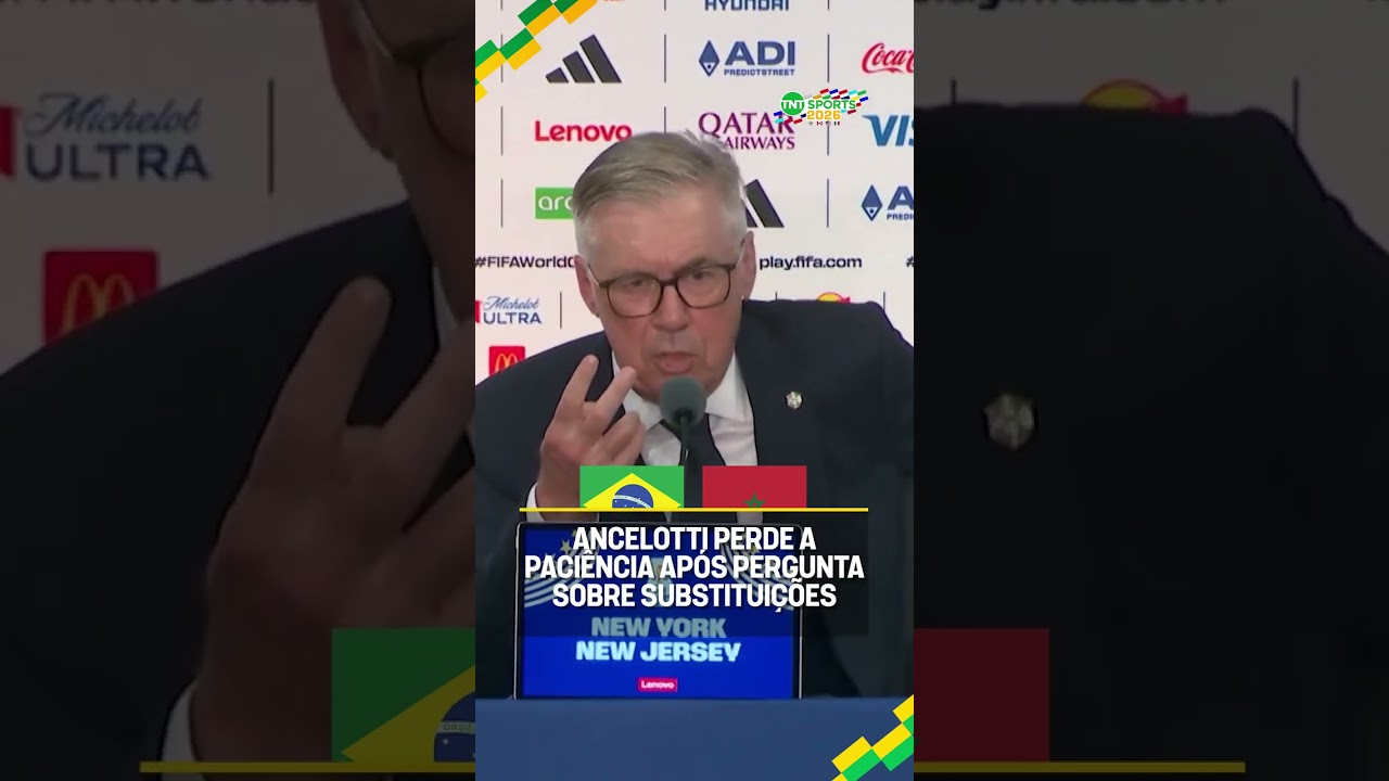 ANCELOTTI DEMOROU PRA FAZER AS SUBSTITUIÇÕES?! 👀🇧🇷 #shorts