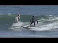 Groms surfing at lowers
