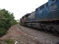 CSX Herzog train at Kennesaw Mountain in Marietta