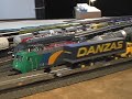 Modelleisenbahn, 3 Bahnhöfe, 25 Züge inkl. Fahrplan. 250 Meter Gleis, Analog Märklin