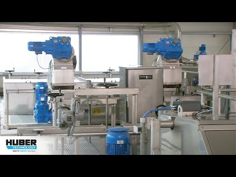 Video: HUBER Membrane Screen ROTAMAT® RoMem - here at a municipal WWTP