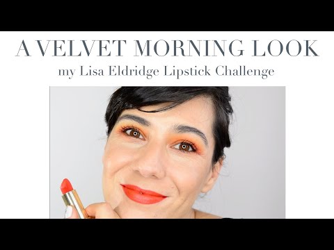 a Velvet Morning Look — my Lisa Eldridge Lipstick Challenge – the freevolous