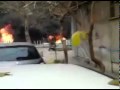 Iran -New, 27 dec tehran, attacking police burning motorcykels