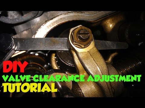how to adjust valve lash