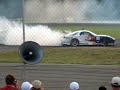 Formula D round 3 2008 RX7 spits out rear bumper