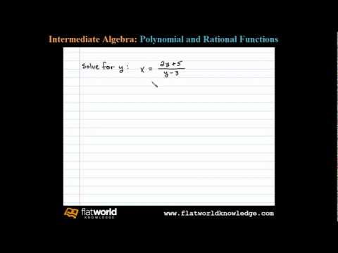 how to isolate y in a equation