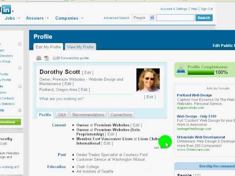 how to navigate linkedin