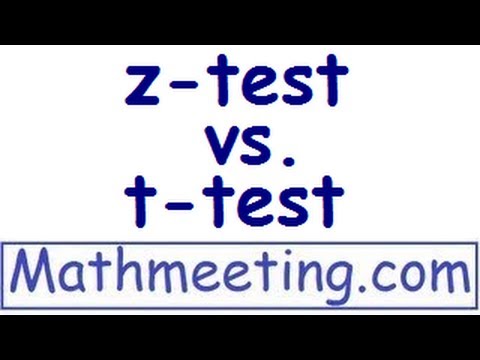 how to use a z test